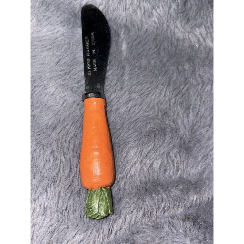 Vegetable Handle Cheese Sauce Spreaders Charcuterie Board Knives Set Of 3